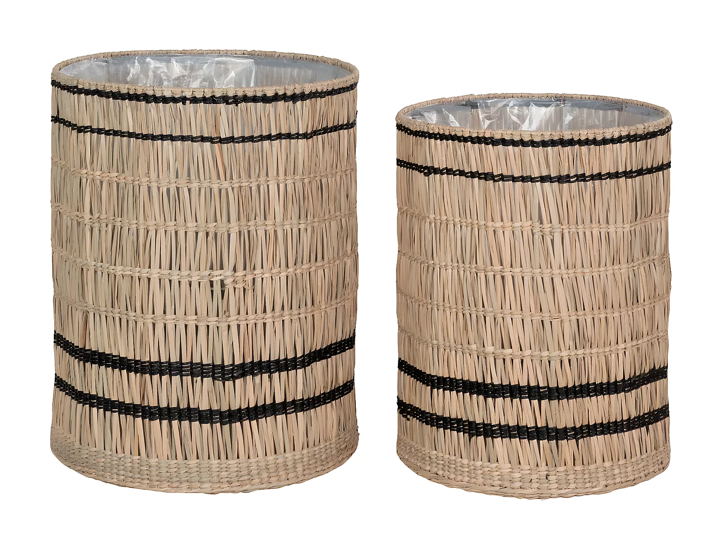 Vinh planten schuilplaatsen set van 2 stuks. buitenshuis naturel.