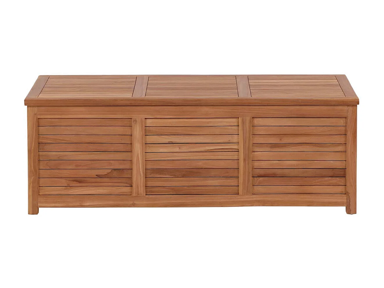 Coffre de Jardin en Teck "Trento" 46cm Naturel