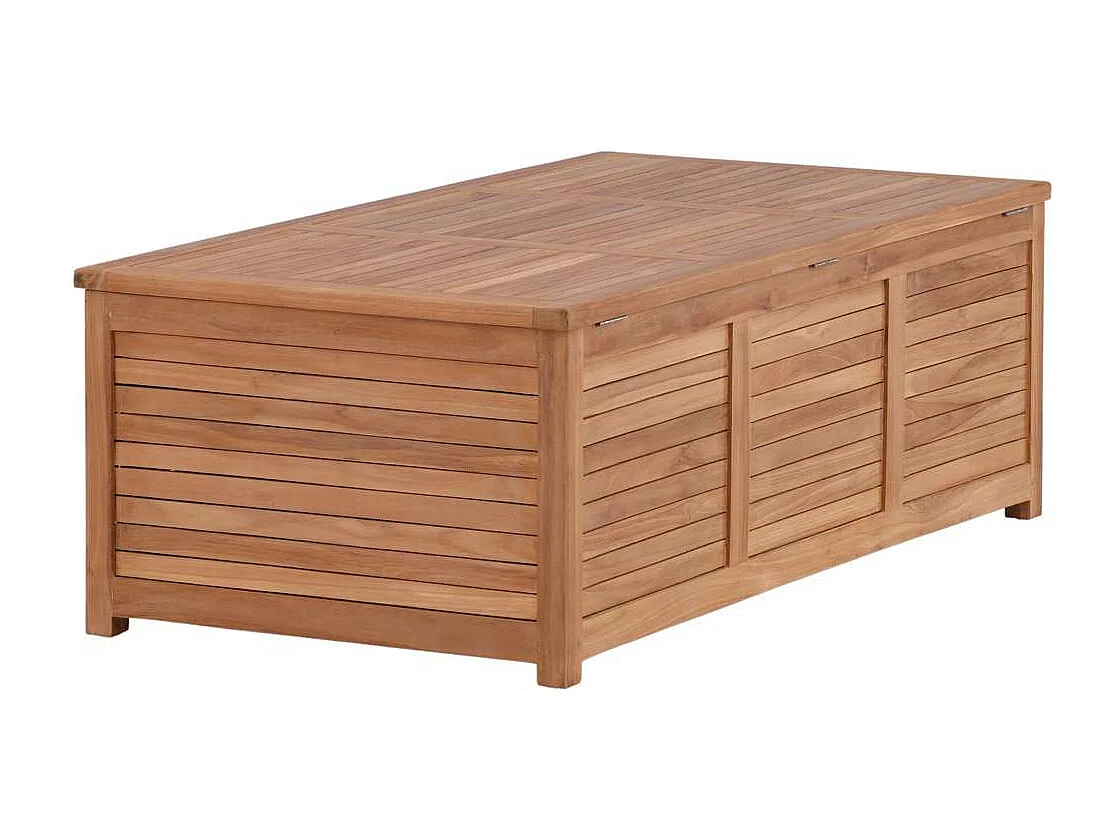 Coffre de Jardin en Teck "Trento" 46cm Naturel
