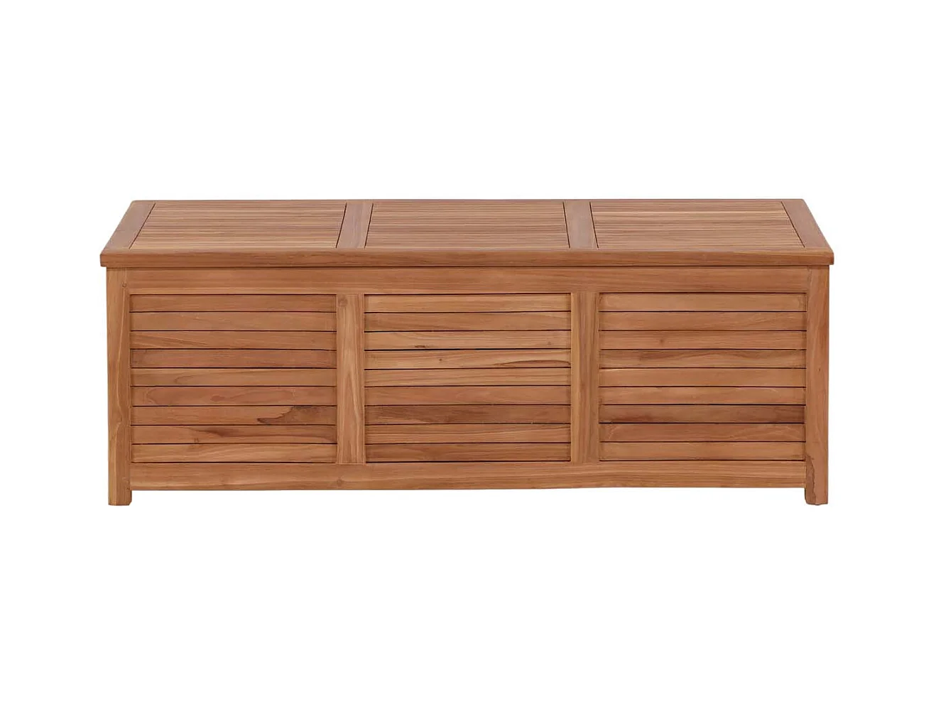 Coffre de Jardin en Teck "Trento" 46cm Naturel
