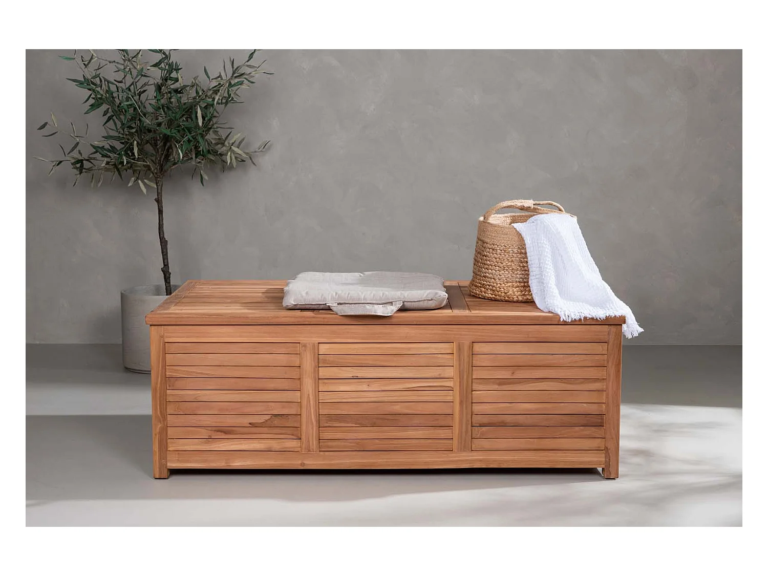 Trento kussendoos naturel.