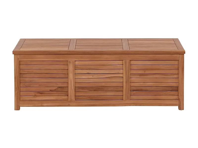 Coffre de Jardin en Teck "Trento" 46cm Naturel
