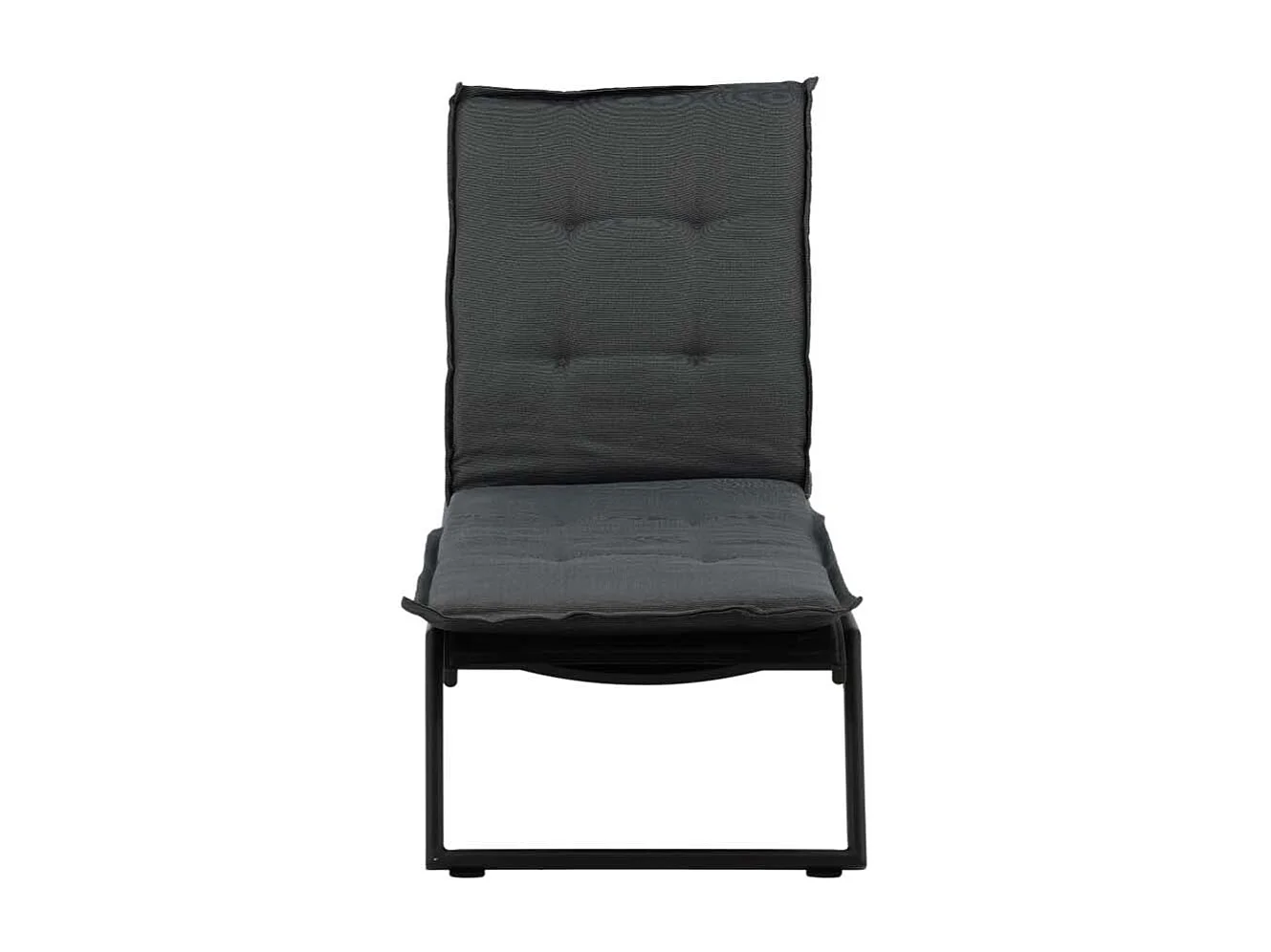 Coussin de Chaise Longue "Hanna" 193cm Gris