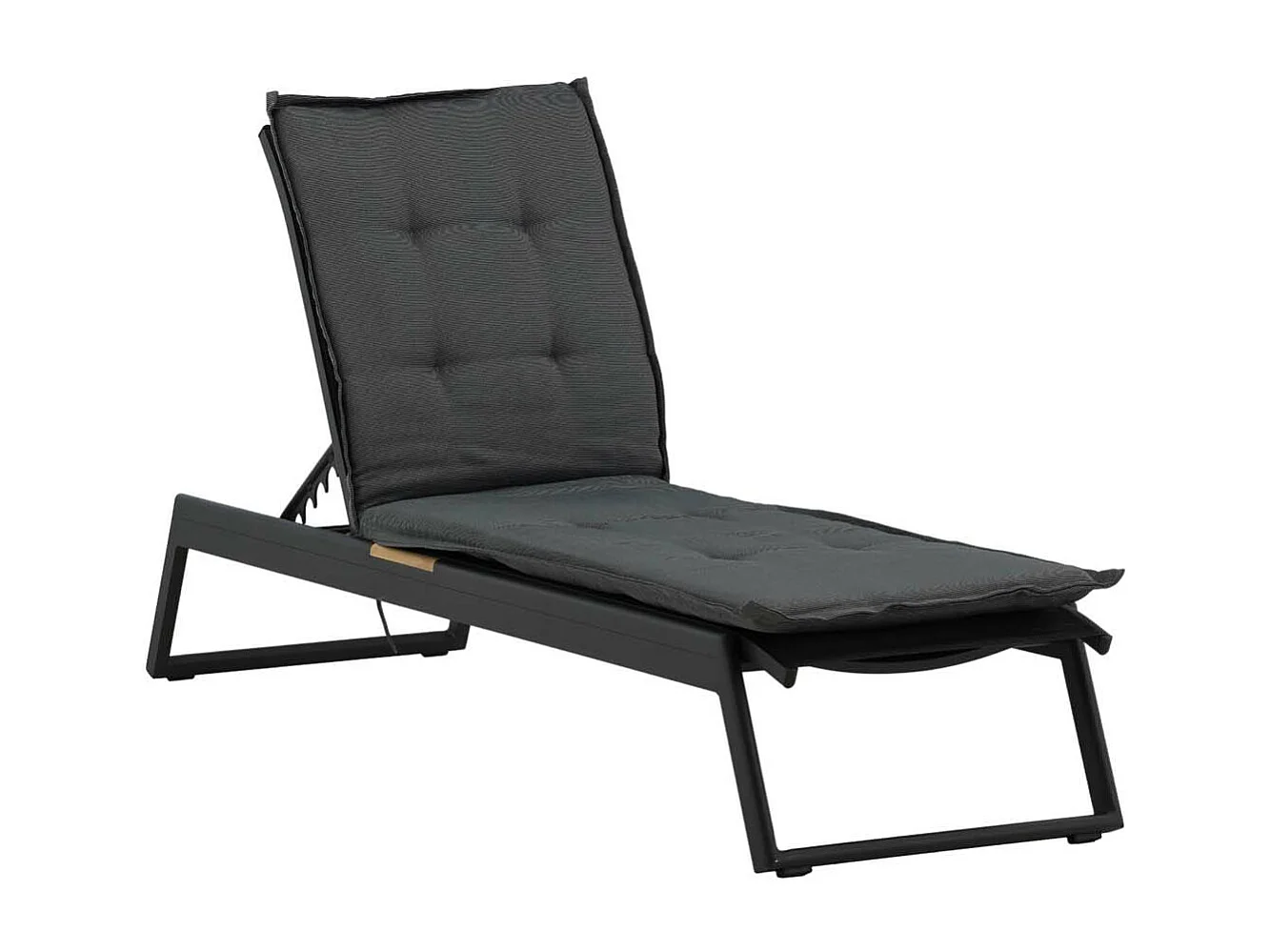 Coussin de Chaise Longue "Hanna" 193cm Gris