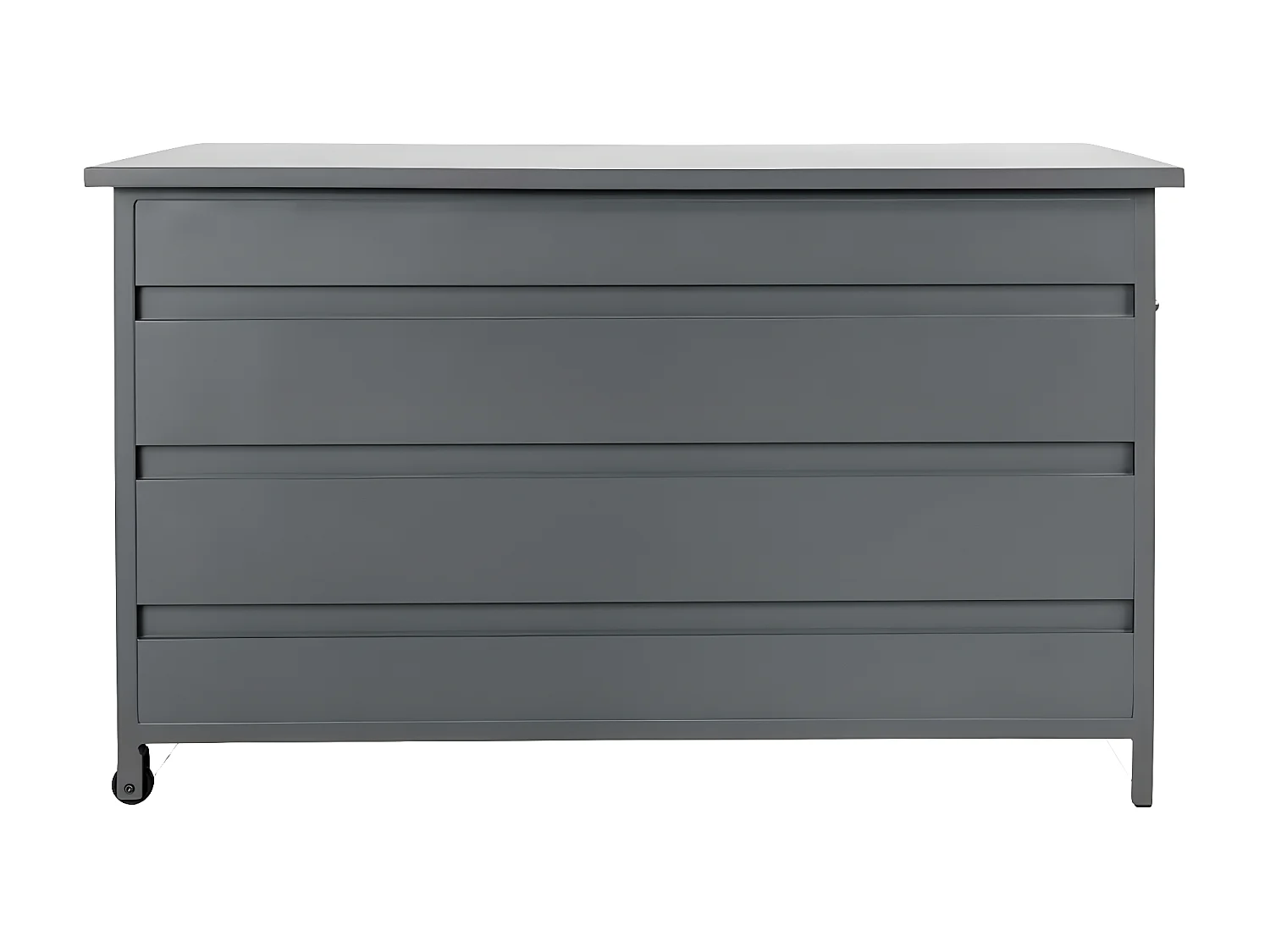 Cassis boîte à coussins 450L gris.