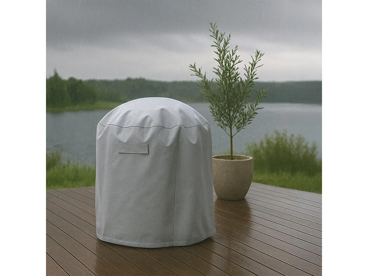 Copertura di classe per mobili da giardino 90x90x90cm grigia.