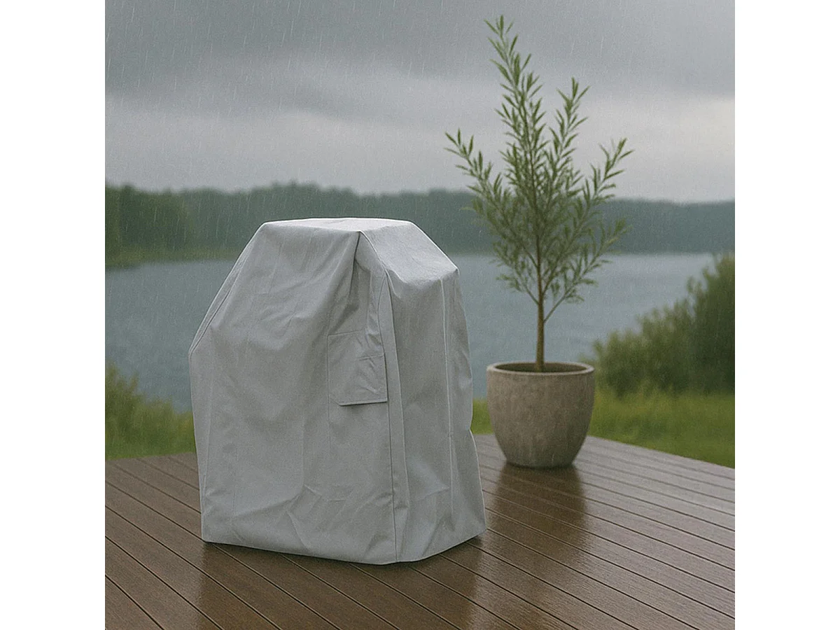 Klas hoezen voor tuinmeubelen 63x95/115/75x90cm grijs.