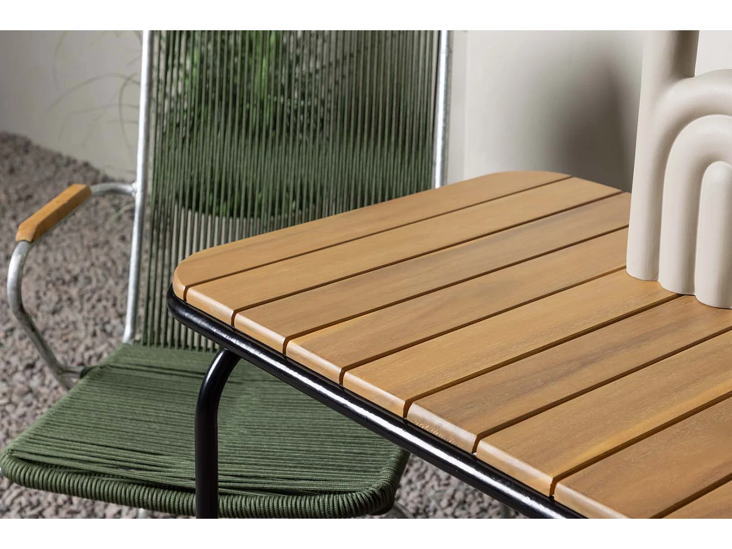 Holmbeck set de jardin table, 2 chaises naturel,vert.