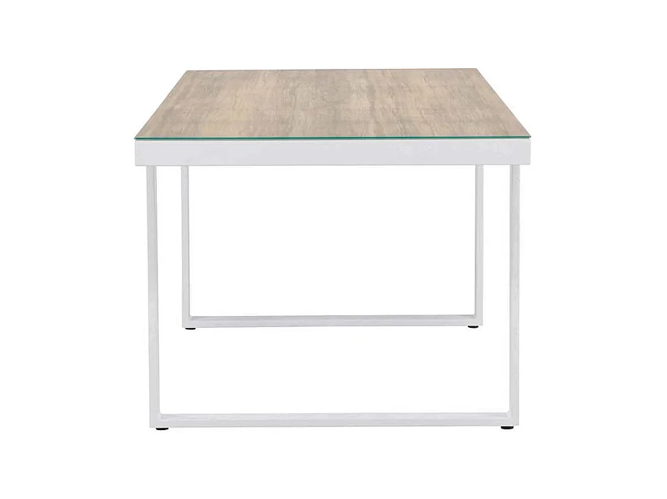 Merlo tuintafel 90x200cm wit.