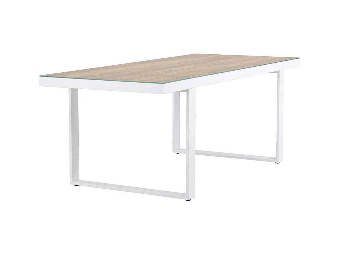 Merlo tuintafel 90x200cm wit.