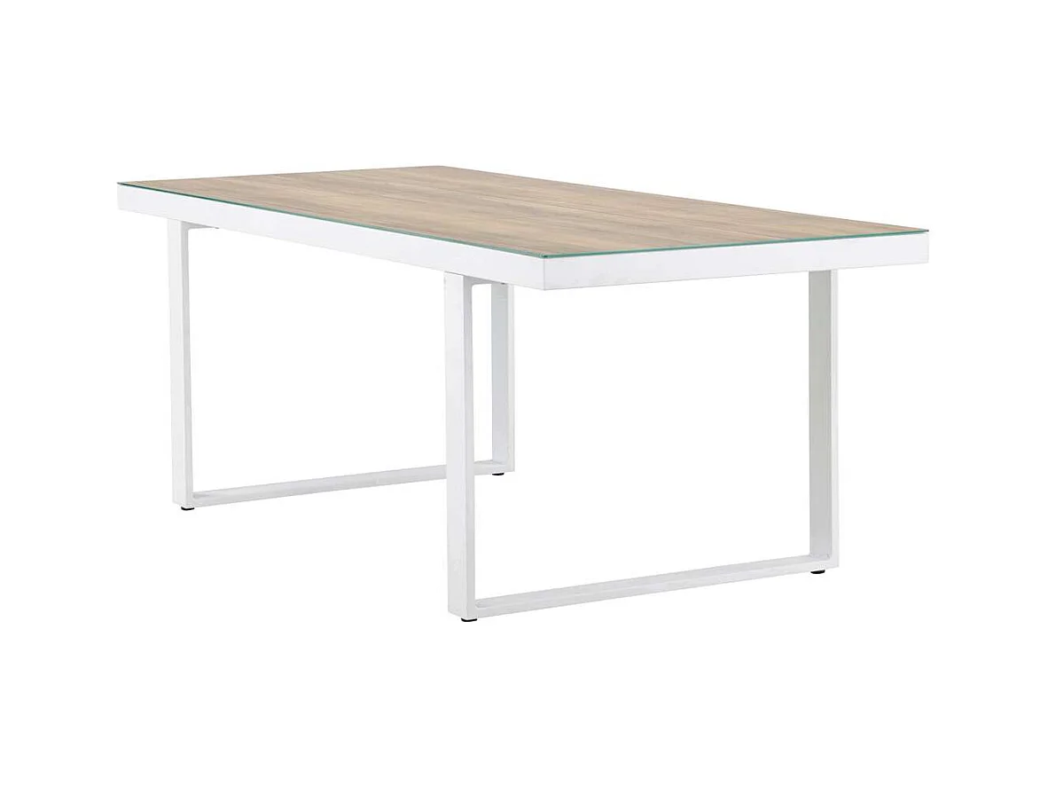 Merlo tuintafel 90x200cm wit.