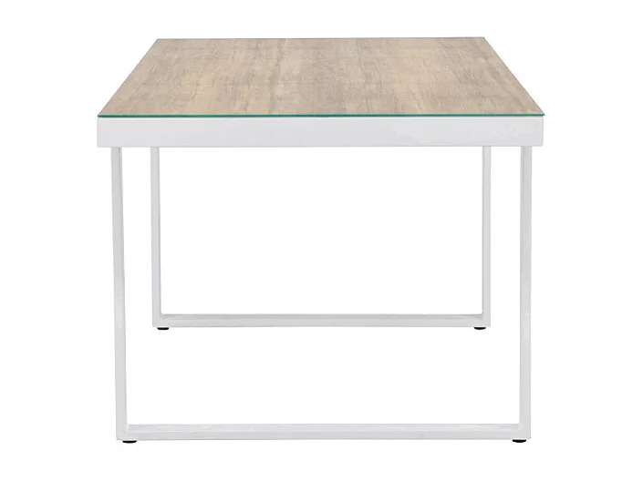 Merlo tuintafel 90x200cm wit.