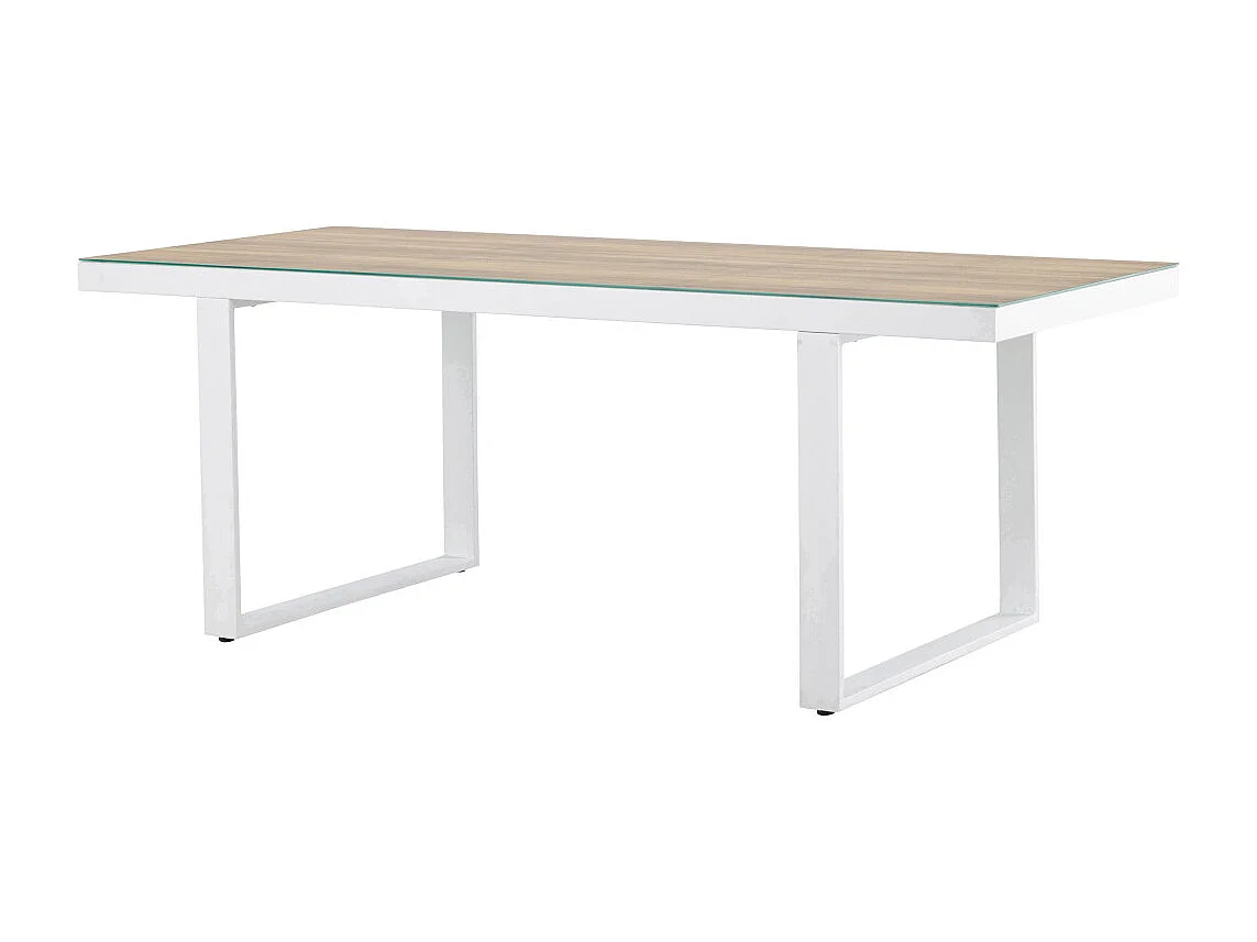 Merlo tuintafel 90x200cm wit.