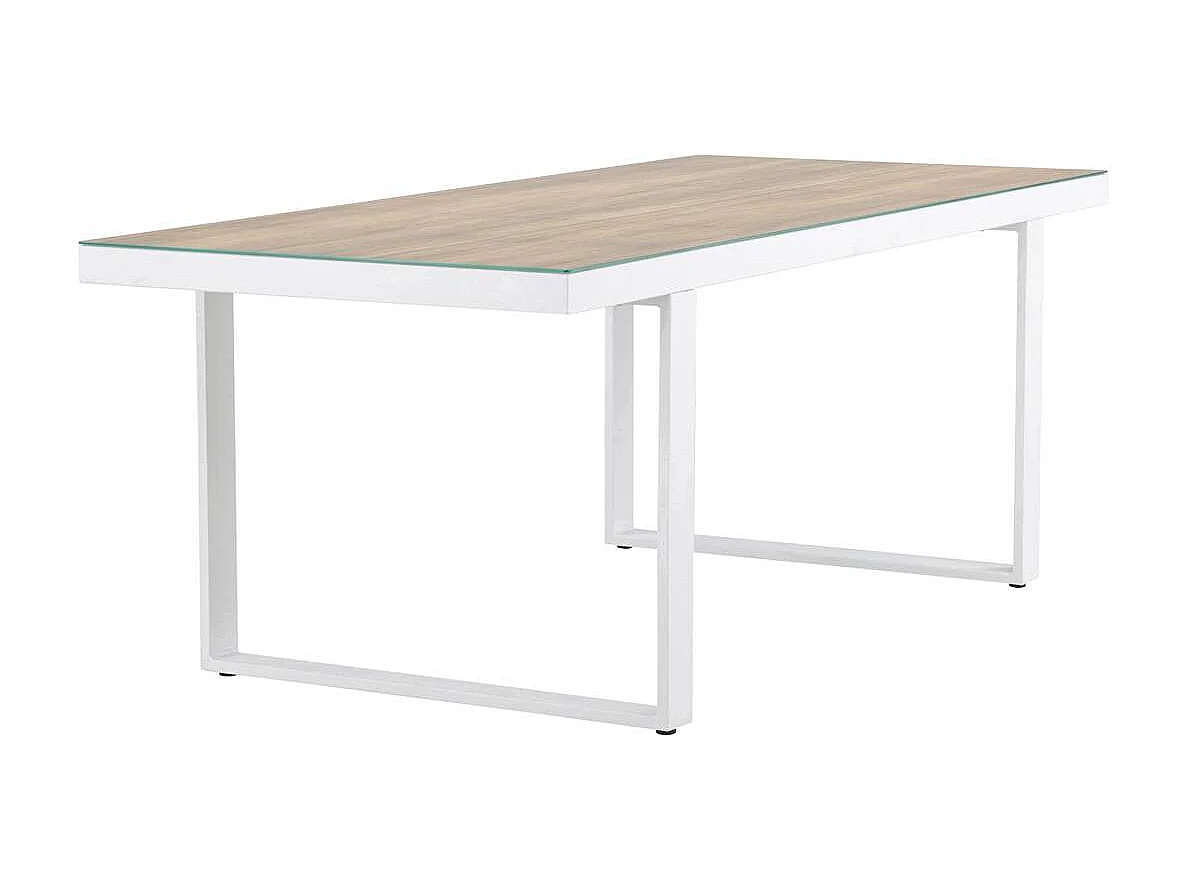 Merlo tuintafel 90x200cm wit.