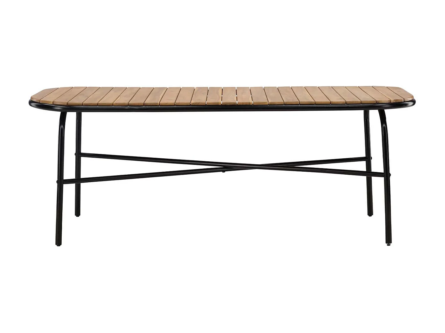 Table de Jardin en Bois "Holmbeck" 200cm Naturel