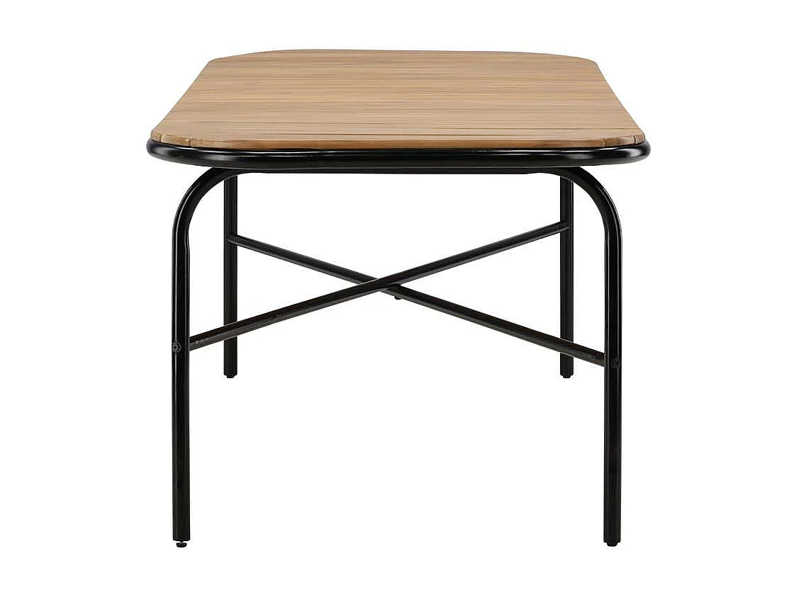 Table de Jardin en Bois "Holmbeck" 200cm Naturel