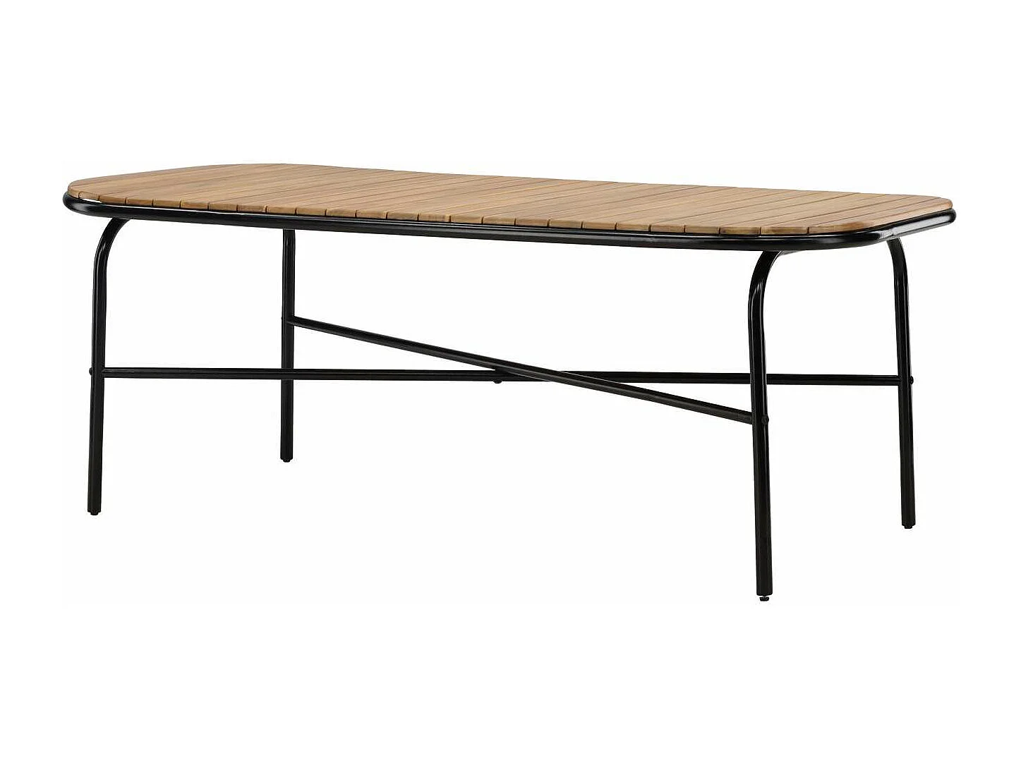 Table de Jardin en Bois "Holmbeck" 200cm Naturel