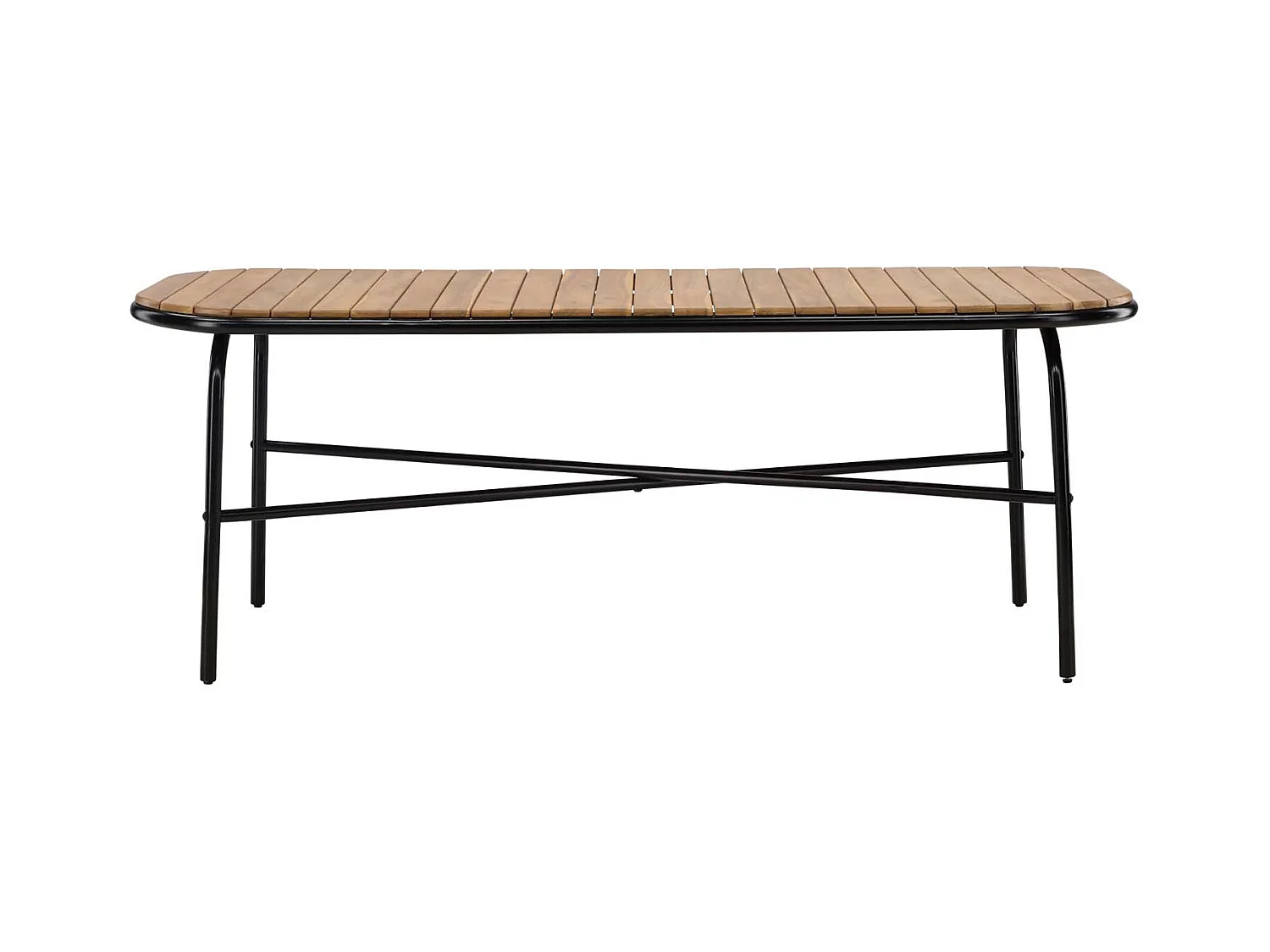 Table de Jardin en Bois "Holmbeck" 200cm Naturel