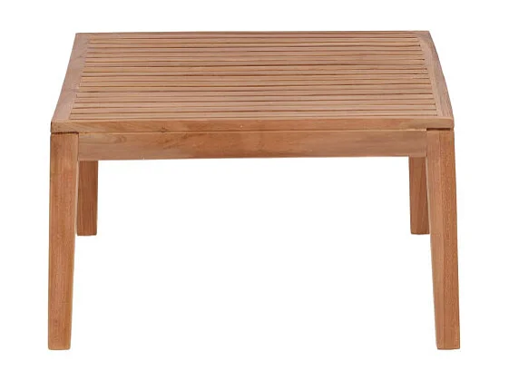 Table Basse de Jardin en Teck "Amlan" 110cm Naturel