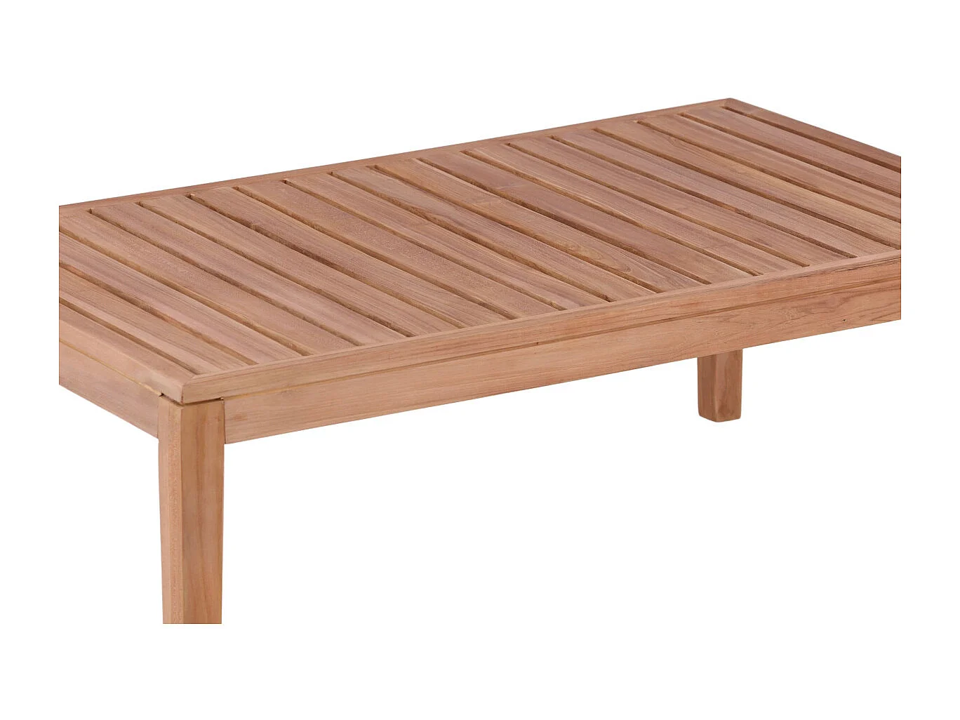 Table Basse de Jardin en Teck "Amlan" 110cm Naturel