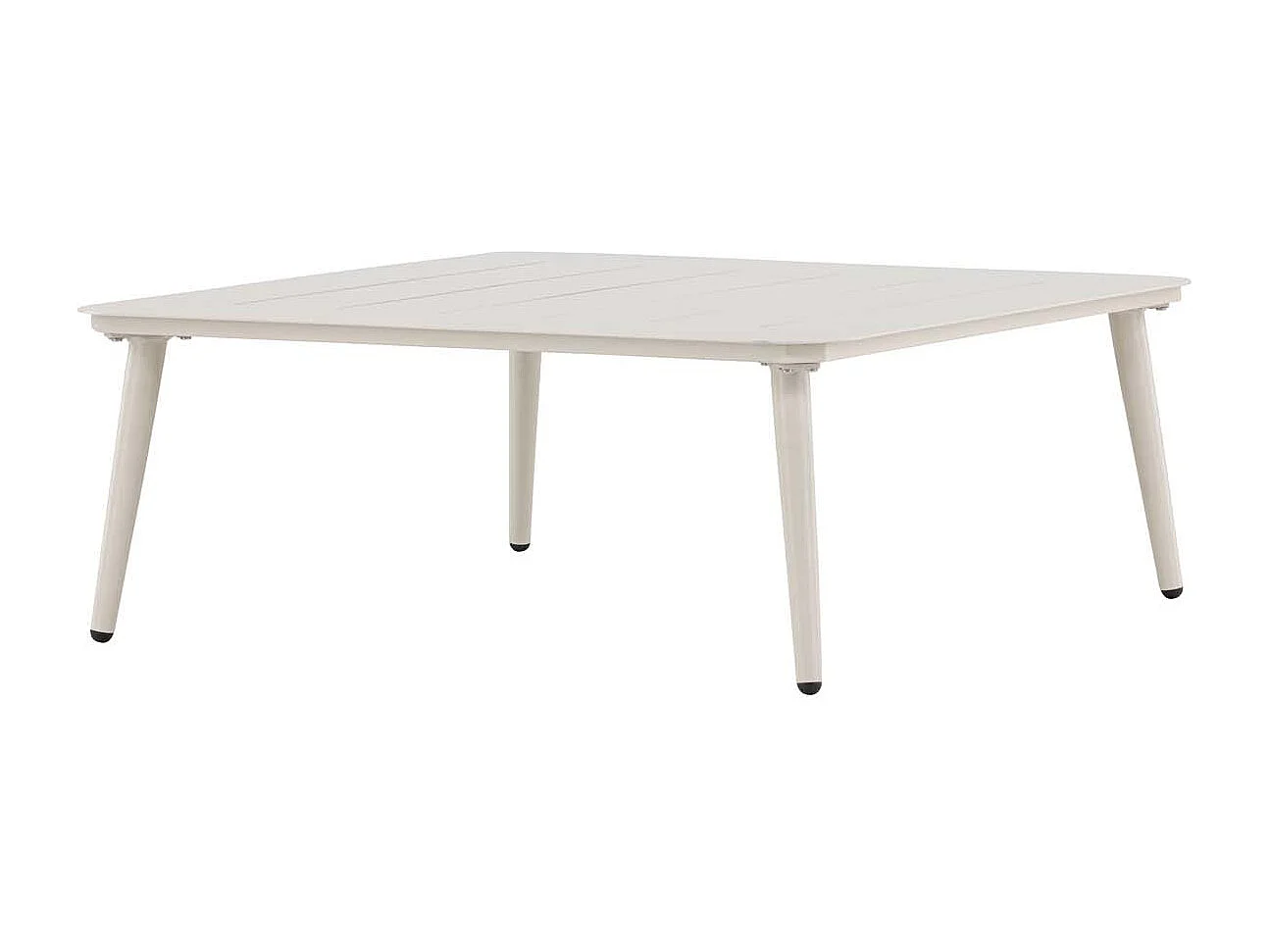 Lina tuintafel 90x90cm beige.