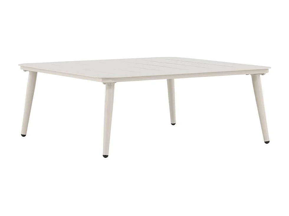 Lina tuintafel 90x90cm beige.