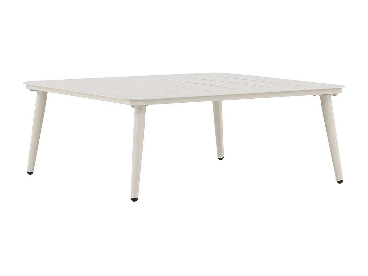 Lina tuintafel 90x90cm beige.