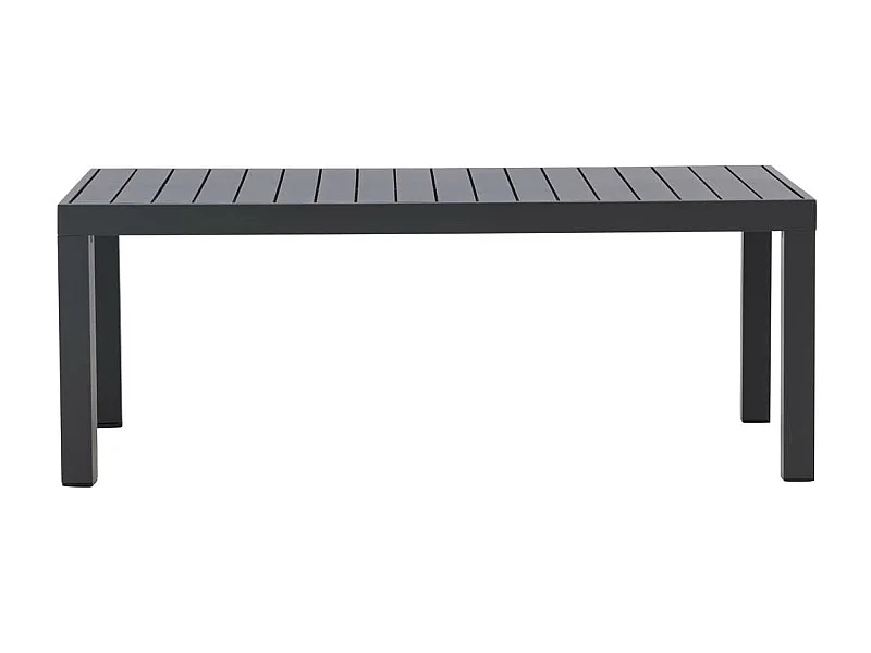 Copacabana tuintafel 70x120cm zwart.