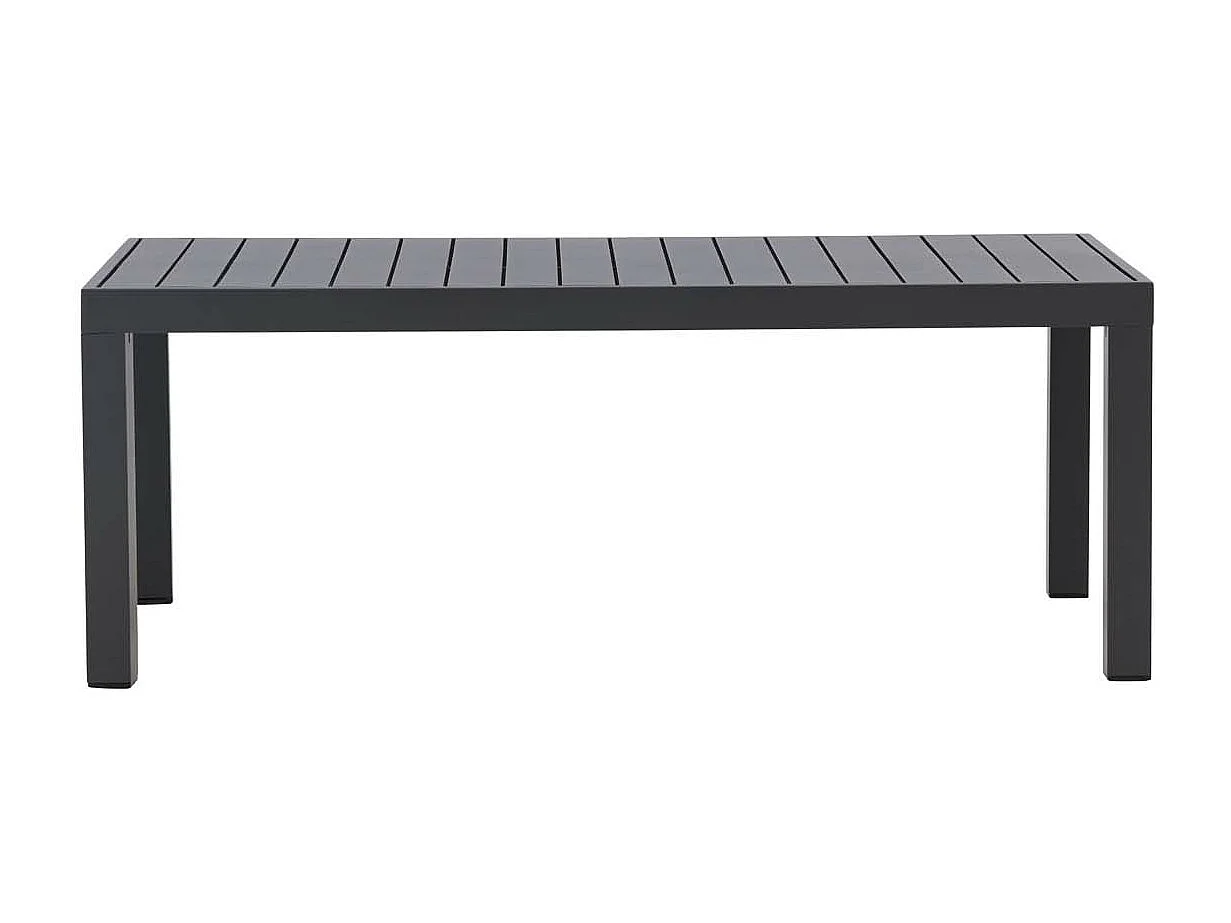 Copacabana tuintafel 70x120cm zwart.