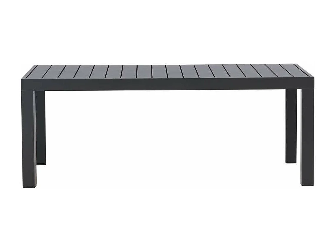 Copacabana tuintafel 70x120cm zwart.