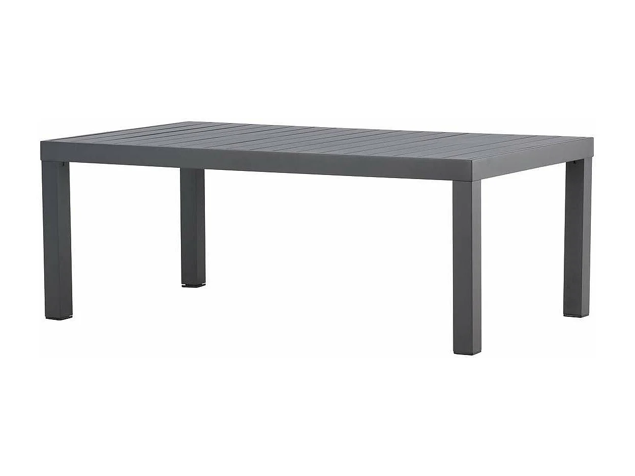 Copacabana tuintafel 70x120cm zwart.