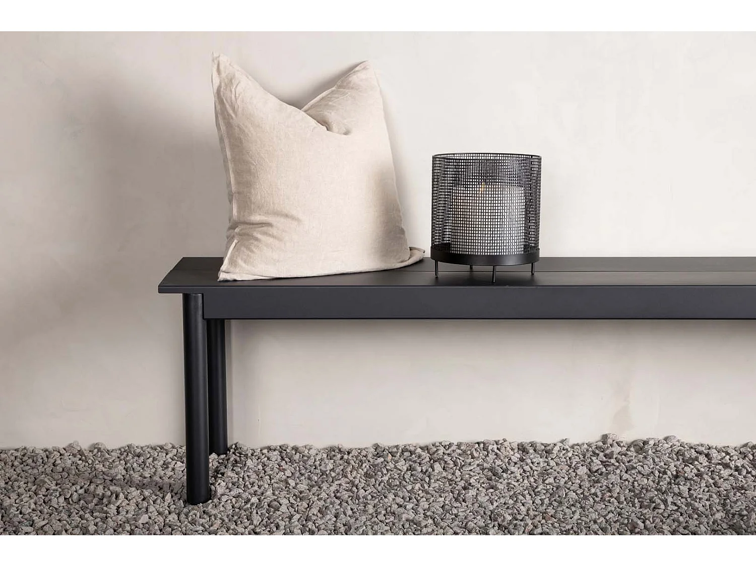 Modena tuinbank zwart.