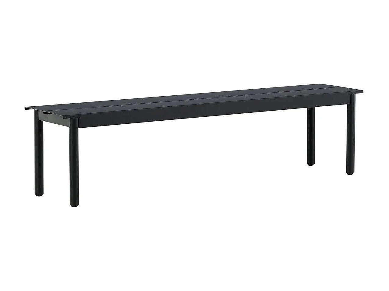 Banc de Jardin "Modena" 180cm Noir
