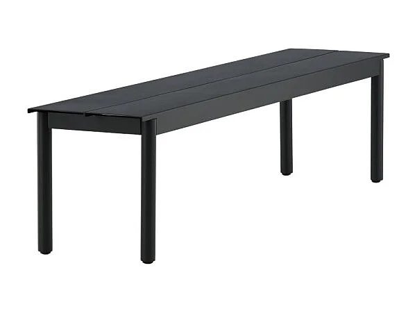 Banc de Jardin "Modena" 180cm Noir