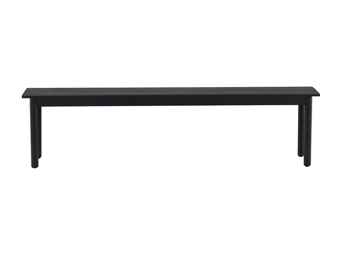 Banc de Jardin "Modena" 180cm Noir