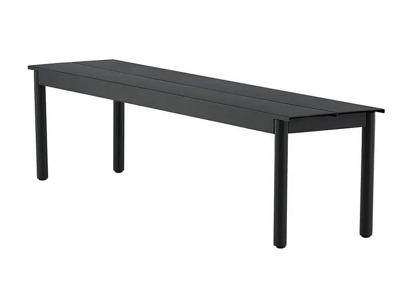Banc de Jardin "Modena" 180cm Noir