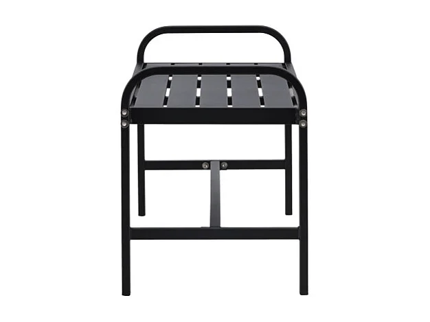 Banc de Jardin Design "Cascais" 125cm Noir