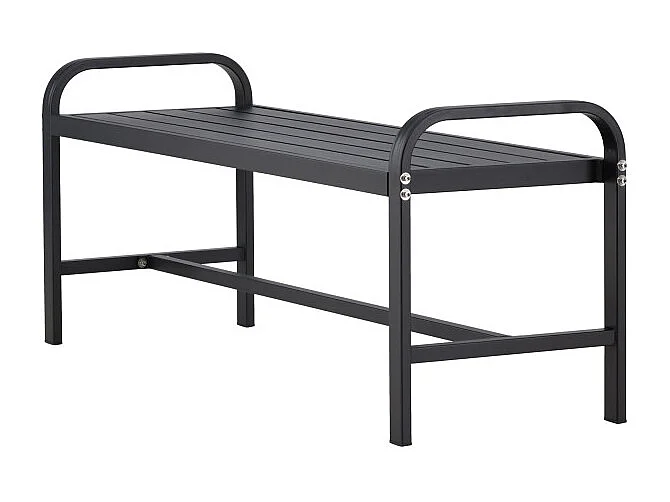 Banc de Jardin Design "Cascais" 125cm Noir
