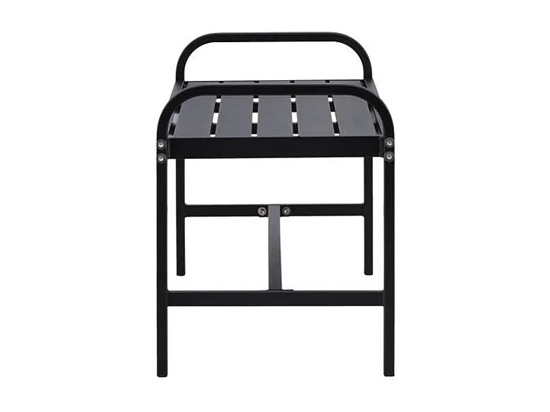Banc de Jardin Design "Cascais" 125cm Noir