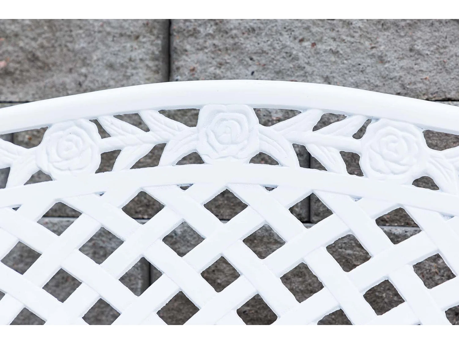 Mafra Gartenbank weiß.