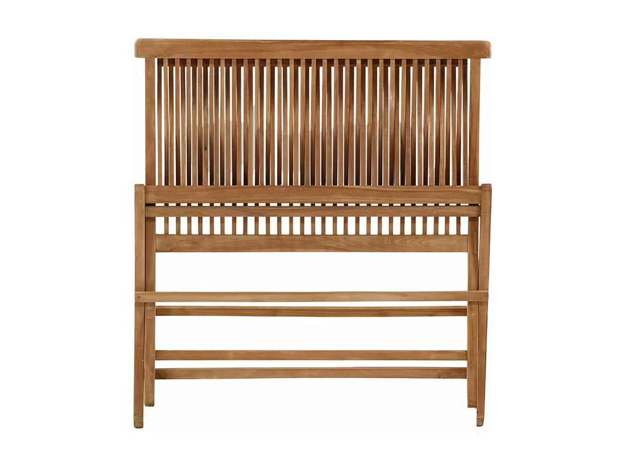 Banc de Jardin Pliable en Teck "Ghana" 100cm Naturel
