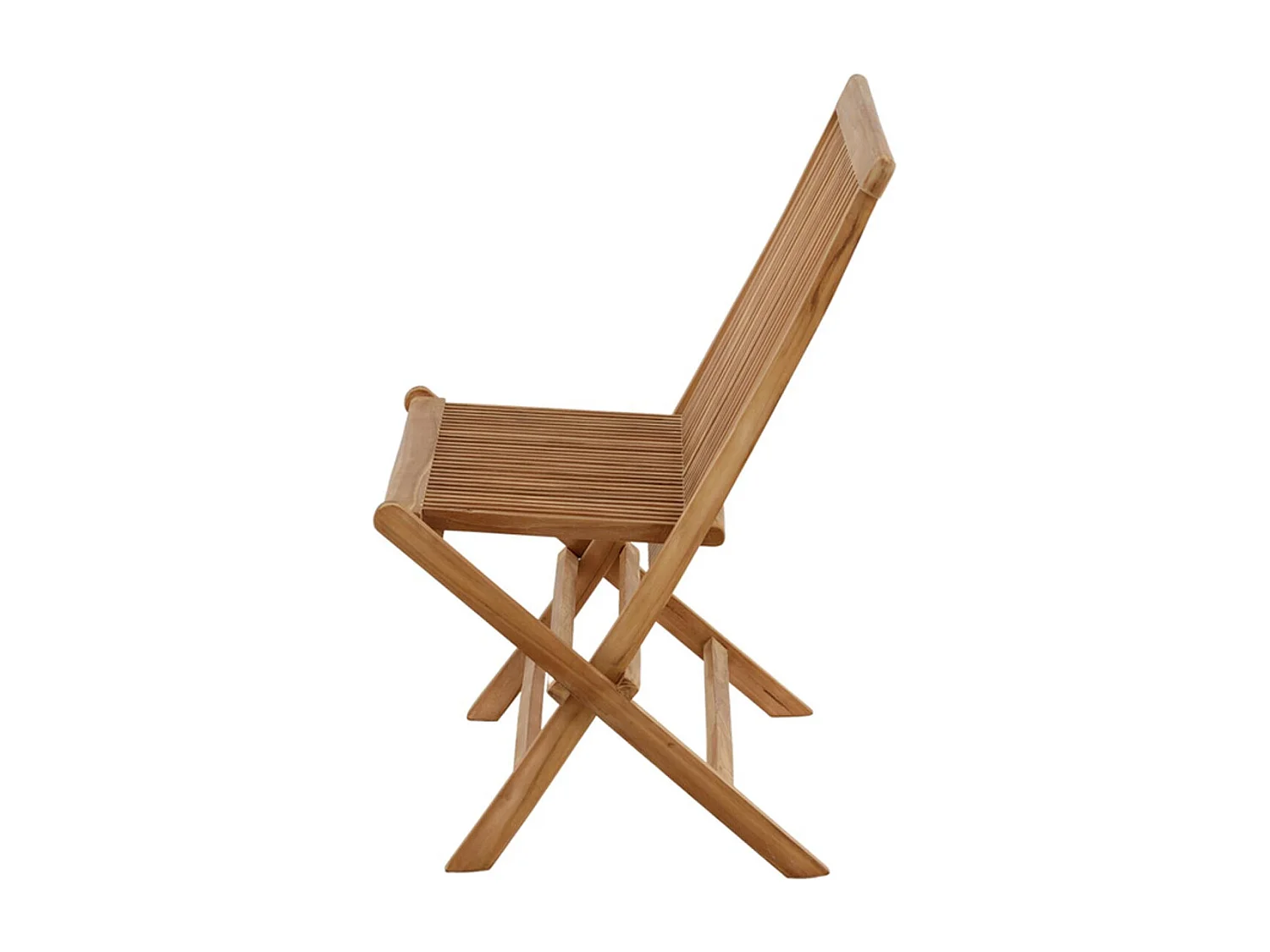 Banc de Jardin Pliable en Teck "Ghana" 100cm Naturel