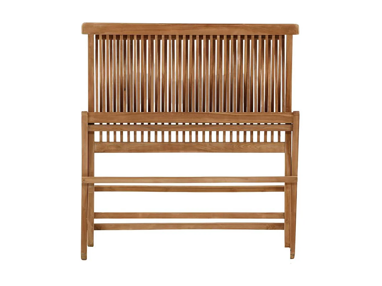 Banc de Jardin Pliable en Teck "Ghana" 100cm Naturel