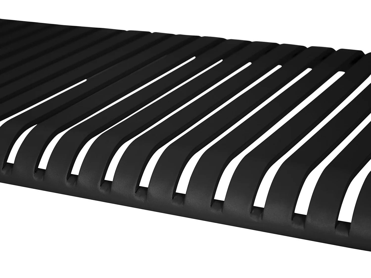 Stella banc de jardin noir.