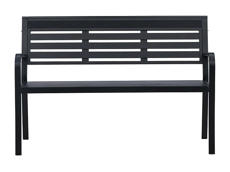 Elvas tuinbank zwart.