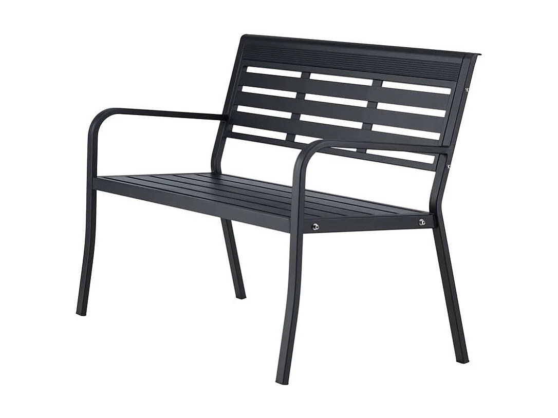 Elvas tuinbank zwart.