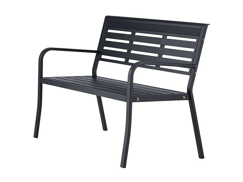 Banc de Jardin "Elvas" 125cm Noir