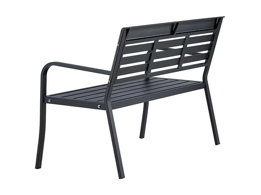 Banc de Jardin "Elvas" 125cm Noir