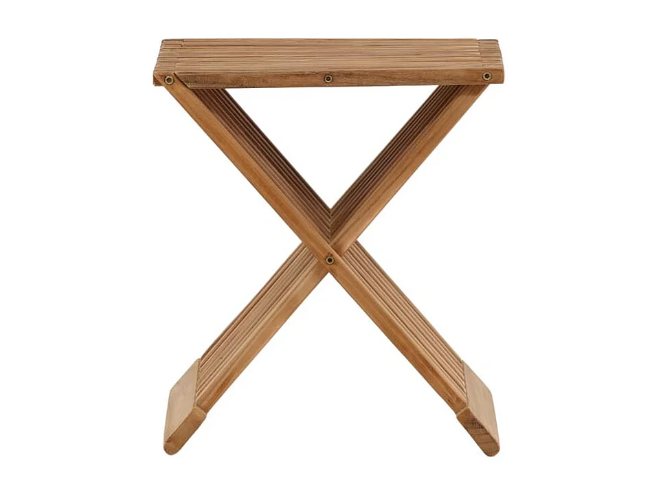Table d'Appoint de Jardin en Teck "Ghana" 43cm Naturel
