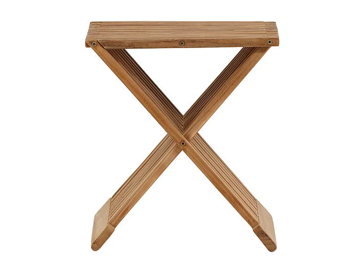 Table d'Appoint de Jardin en Teck "Ghana" 43cm Naturel